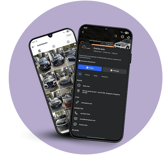 Everise Auto Facebook and Instagram advertising creative